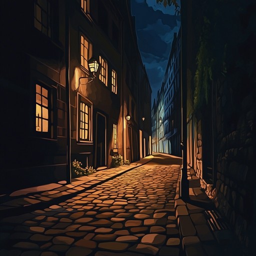 A gentle swing instrumental featuring a soothing saxophone, evoking the feelings of solitary nighttime walks through quiet city streets, reflecting on memories and life.