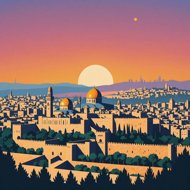 This track is a jubilant exploration of traditional jewish klezmer music infused with a light, airy feel typical of a beautiful jerusalem morning. The composition blends joyful rhythms with expertly played clarinet melodies that suggest a hopeful, new beginning. It's a vibrant piece characterized by its uplifting dynamics and carefree vibes that respect the roots of jewish musical culture while inspiring a sense of modern freedom and peace.