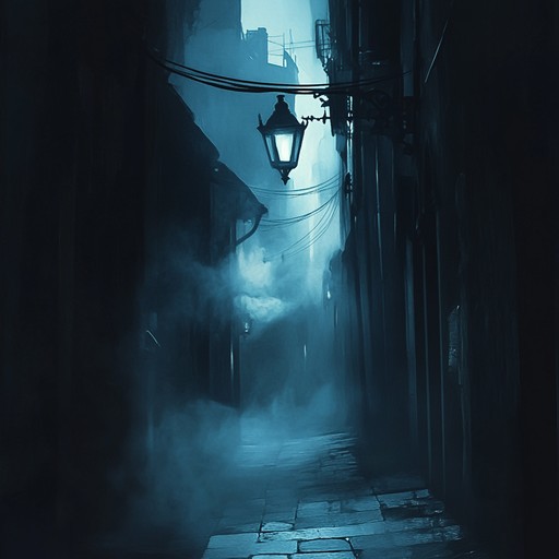 Picture a dark, smoky alleyway at midnight, where the shadows dance and the air is thick with mystery. This instrumental piece exudes a slow burning blues vibe, gradually building tension through eerie guitar licks, moody basslines, and sparse, echoing percussion. Each note pulls you deeper into the scene, where danger lurks around every corner and the past whispers through the fog.