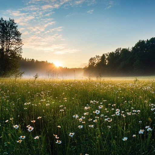 Immerse yourself in a serene soundscape where delicate harp strings weave a tapestry of calm. This piece gently unfolds like a quiet morning, invoking images of soft breezes caressing a tranquil meadow. The soothing harmonies are designed to ease the mind and uplift the spirit, perfect for relaxation and reflection.