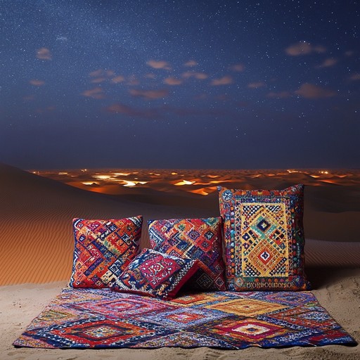 An instrumental piece combining the soulful sounds of the oud with lively desert rhythms, embodying the spirit of middle eastern celebrations under the stars.