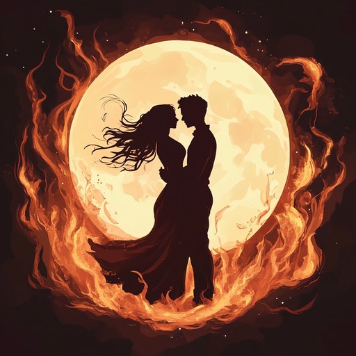 An instrumental rumba piece that evokes the fiery passion of a forbidden romance, with sultry rhythms and melodies that ignite the senses and stir the soul.