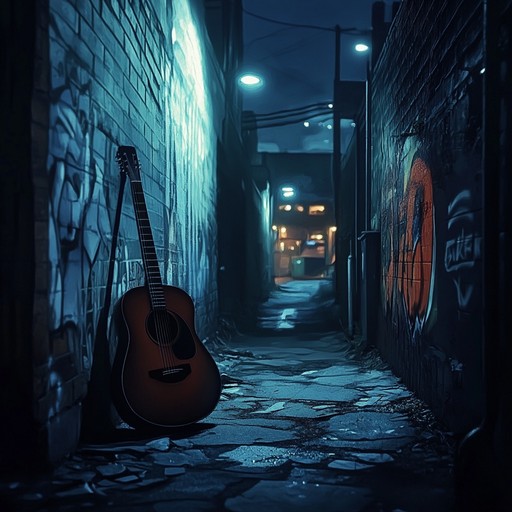 An instrumental track that fuses soulful melodies with raw punk guitars, creating a suspenseful atmosphere reminiscent of late night city streets.