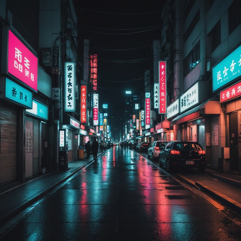 This track features a poignant emotional journey fused with the energetic and stylistic elements of j pop, delivering a melancholic yet vibrant atmosphere that reflects the dual nature of city life in tokyo. The song starts with a soft melody that builds into a powerful emo crescendo, echoing the loneliness and crowded essence of tokyo's nightscapes.