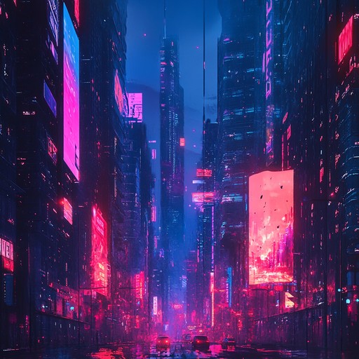 Dive into a mesmerizing cyberpunk world with an entrancing blend of otherworldly electronic beats and futuristic soundscapes. This instrumental track transports listeners into a neon lit metropolis, featuring intricate layers of synthesizers, pulsating basslines, and ethereal textures. Ideal for inducing a state of otherworldly immersion and futuristic wonder.