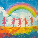 a joyful melody inspiring kids to dance and imagine freely.