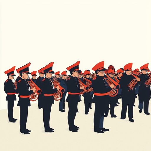 This sophisticated military composition uses orchestral brass and sharp drumming patterns to create a dignified and empowering anthem. The grand melodies and disciplined rhythms speak to the honor and tradition of elite units.