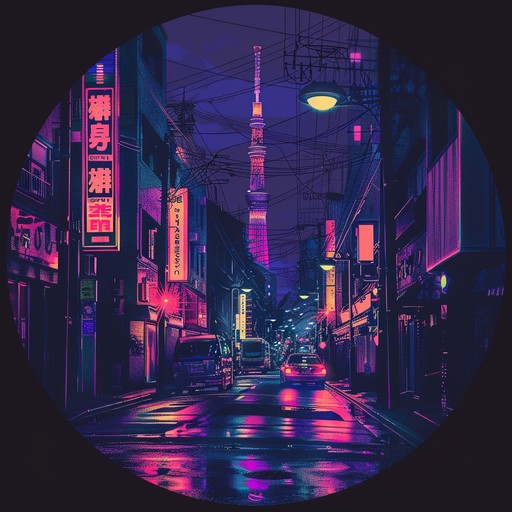 Imagine a bustling tokyo night, bright neon lights reflecting off the rain-drenched streets, capturing the essence of youthful energy and technological wonder. A song that channels the vibrancy and dynamism of japan's capital city.