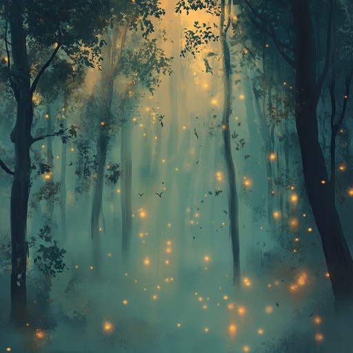 Explore a mystical woodland where each sound echoes the magic and wonder of a hidden, enchanted world. This piece will transport you to a realm filled with ethereal beauty and mysterious charms