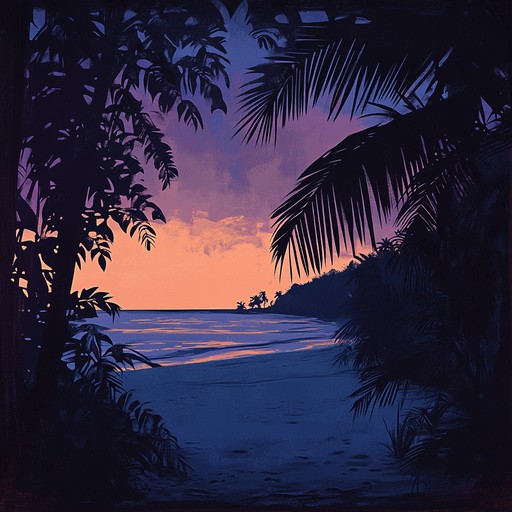 This track combines the sultry vibes of tropical bossa nova rhythms with noir inspired elements. The interplay of smooth electric guitar and haunting synthesizers creates an exotic yet mysterious atmosphere. Perfect for a seductive evening or moody backdrop.