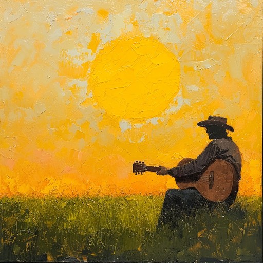 As the first rays of sunlight peek over the horizon, this tender country melody fills the air with a sense of hope and renewal. Soft acoustic guitar fingerpicking weaves together with the warm, mellow tones of a slide guitar, creating a tapestry of sound that evokes images of dew-kissed fields and the tranquility of a rural sunrise. The gentle rhythm, reminiscent of a slow heartbeat, is occasionally punctuated by the soothing whisper of a harmonica, adding a touch of wistful nostalgia to the composition. This instrumental piece is a loving ode to the simple beauty of country life and the promise of a new day.