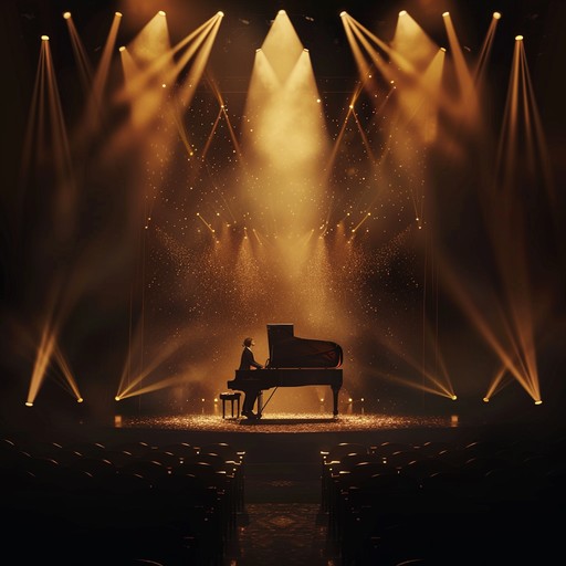 This lively cabaret instrumental is crafted to evoke feelings of joy and triumph. Picture a grand theatre where the night is young, and the piano begins to play an exuberant tune that lifts spirits and ignites the audience's energy. It's a celebration of life’s victories with an irresistibly infectious rhythm.