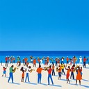 upbeat, joyful mambo for beach party celebrations.