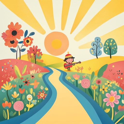 An energetic and cheerful instrumental track featuring catchy pop rock guitar riffs, lively drum beats, and a playful melody that evokes the joy of a bright, sunny morning. Perfect for lifting spirits and starting the day with a smile.