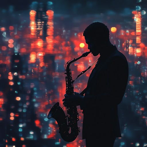 Elegant jazz tunes merge with modern city vibes creating a perfect soundtrack for an urban night out