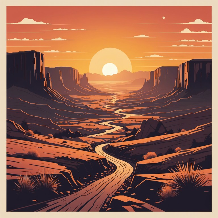 This track combines the soulful elements of americana music with a modern, edgy twist. Think dusty landscapes with a hint of rebellion as electric guitars meld with traditional acoustic sounds, creating a vibe that's both nostalgic and contemporary. Pulsating rhythms and a touch of the blues influence round out the composition, making it perfect for reflective yet bold narratives.