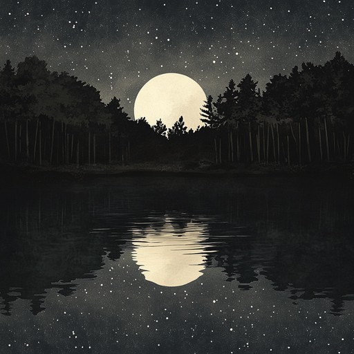 An enchanting composition where delicate harmonies and haunting melodies dance under a moonlit sky, creating an otherworldly atmosphere filled with timeless neoclassical beauty and soft dynamics