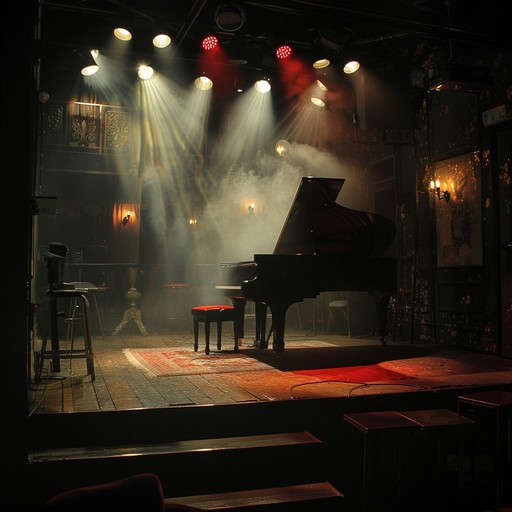 A somber yet enchanting instrumental cabaret piece that evokes the quiet elegance of moonlit nights. The slow, delicate piano melodies weave together with subtle accordion harmonies, creating a nostalgic and wistful atmosphere. This gentle waltz transports listeners to a smoky, dimly lit cabaret where emotions run deep and memories linger in the air.