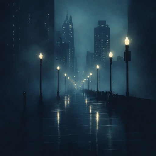 This instrumental track blends haunting melodies with dark, urban beats, creating a chilling atmospheric soundscape. The slow, deliberate rhythms are underscored by creepy synths and distant, ghostly whispers that evoke a sense of unease and melancholy. Perfect for evoking scenes of desolate city streets in a horror narrative.