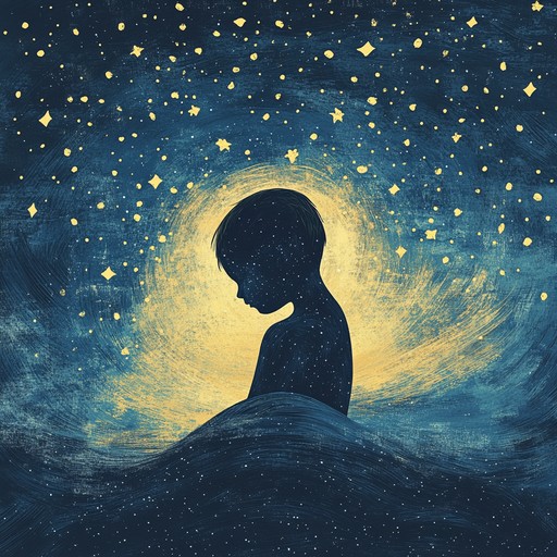 A peaceful lullaby that uses gentle, harmonious melodies to evoke a sense of hope and tranquility, perfect for calming a restless mind under the starry night sky