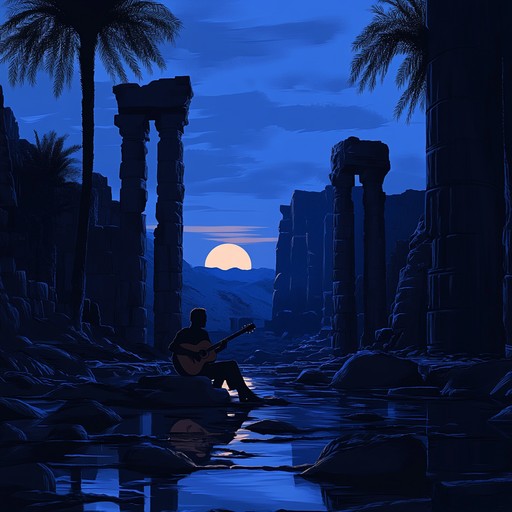 Journey through desert landscapes with blues rock guitar and exotic scales.