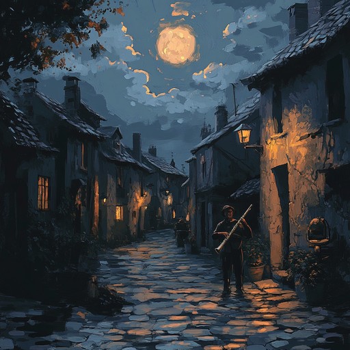 An instrumental smooth klezmer composition blending traditional eastern european melodies with modern arrangements, evoking a sense of peace, nostalgia, and tranquility. The gentle clarinet leads the listener through a journey of reflection and calm, reminiscent of quiet evenings in old world villages.