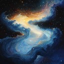 smooth trance instrumental with soothing synths and cosmic melodies