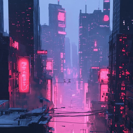 This track features dark, brooding synths and chilling beats, invoking the sinister ambiance of a late night, neon lit city. It's an eerie, yet catchy soundscape designed to captivate and unsettle simultaneously.