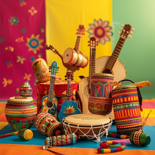 Embark on a vibrant journey blending traditional rhythms and contemporary beats from africa, india, and latin america, creating an energetic and danceable soundscape.