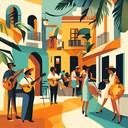 vibrant instrumental salsa inspiring optimism and joy through lively rhythms