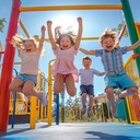 upbeat tune capturing children's playful, sunny summer day.