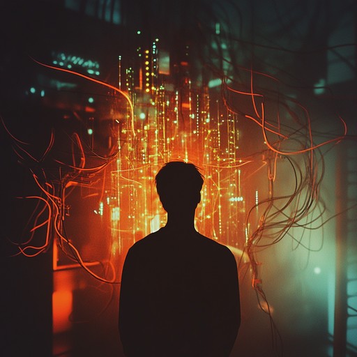 An instrumental dubstep piece combining haunting synth melodies and heavy bass to evoke a chilling and enigmatic atmosphere.