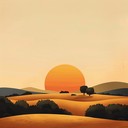 warm, melodic instrumental evokes soft, soulful summer afternoons