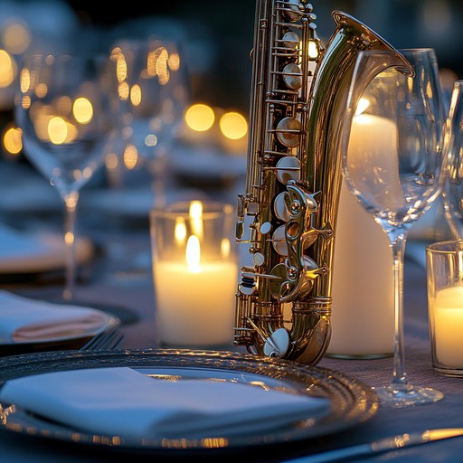Dreamy saxophone intertwined with tender piano in a smooth jazz setting, creating the ultimate atmosphere for romance and intimate evenings.