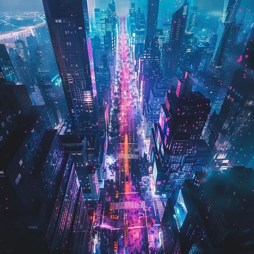 Amidst a neon soaked cityscape, thunderous synths and relentless percussions convey a dystopian world full of high speed chases and palpable tension. The track's aggressive energy propels the listener into a cyberpunk reality where technology reigns supreme.