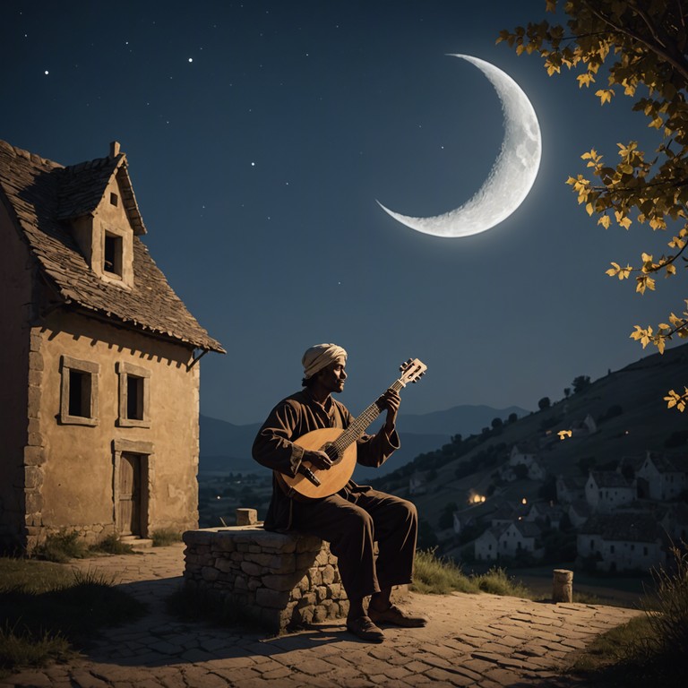 A troubadour song that bridges the gap between ancient melodies and modern anxiety, using traditional acoustic strings to express a tale of forgotten lore and personal isolation.