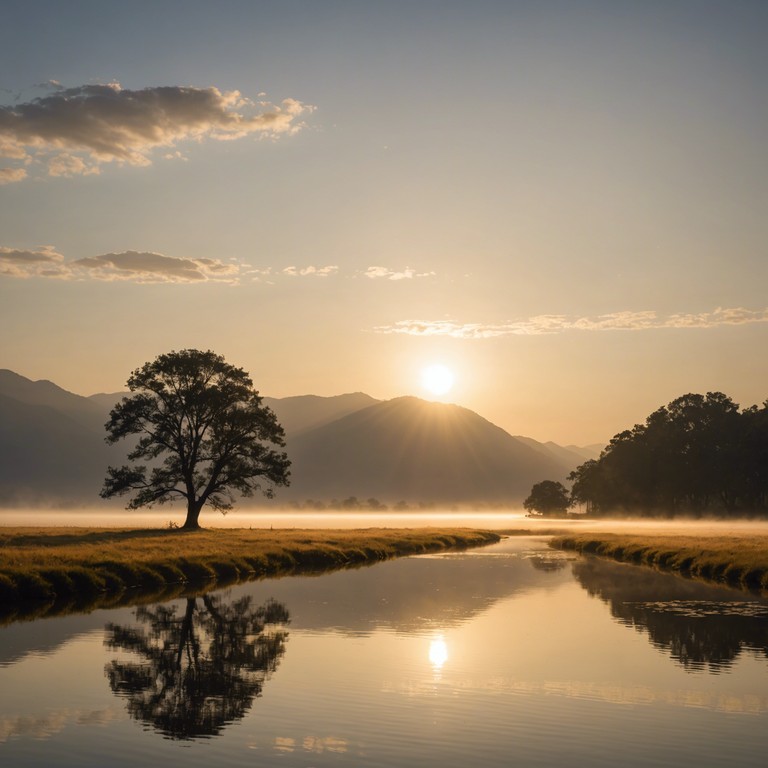 An invigorating piece that uses the harmonious sounds of an organ to foster a backdrop of a new dawn. It’s a celebration of new beginnings and the joys of spiritual waking, perfect for starting the day with positivity and energy.