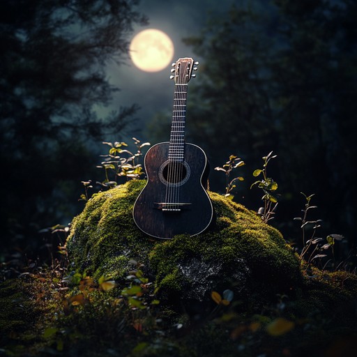 A captivating instrumental piece featuring delicate guitar work intertwined with soft ambient sounds, creating an atmosphere of sensuality and quiet enchantment, perfect for moments of serene reflection