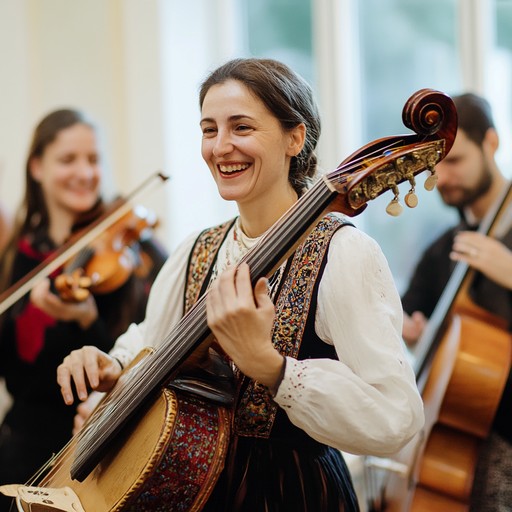 Dive into a festive klezmer composition, brimming with energetic and heartwarming melodies. The dynamic clarinet lines and lively rhythms create an atmosphere perfect for celebration and dancing.