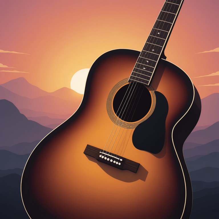 Imagine a soft melodic line played on an acoustic guitar that pulls you into an evening of serene reflection and emotional depth, perfect for unwinding and contemplating life’s quiet beauty.