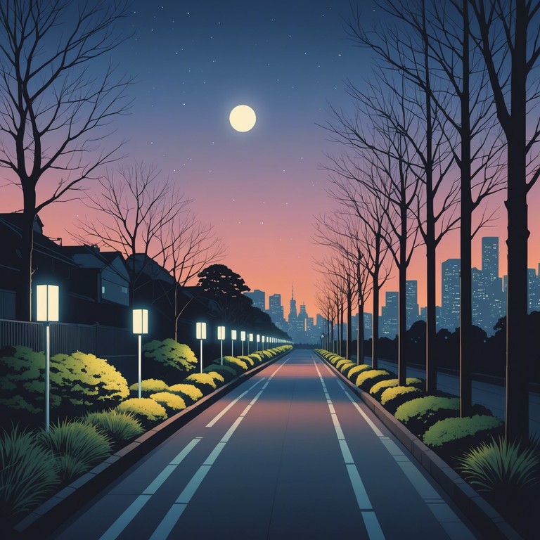 Imagine an evening where the modernity meets tranquility, creating a perfect balance of energy and calm. This track serves as an auditory walkthrough of tokyo’s vibrant yet surprisingly serene night scene, mixing electronic tunes with organic sounds of the koto for an elegant finish.