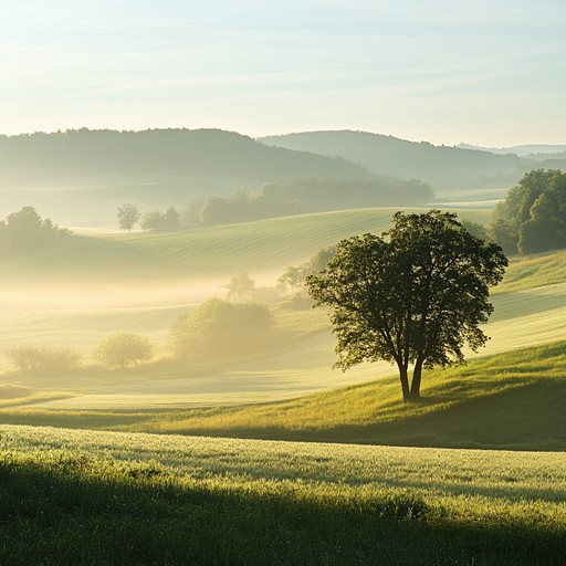 An instrumental piece that features the warm and rich tones of the french horn, evoking feelings of peace, unity, and pride in one's homeland. The melody flows with soothing harmonies that reflect the tranquility and beauty of the nation's landscapes, inspiring a deep sense of love and serenity.