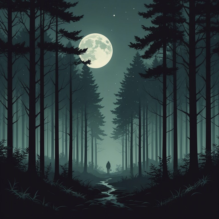 An instrumental track featuring gradual intensification, ideal for setting a haunting scene. Dark undertones ripple beneath the superficial calm, invoking images of creeping shadows under the moonlight. As the melody progresses, it wraps the listener in a blanket of suspense and subtle terror.