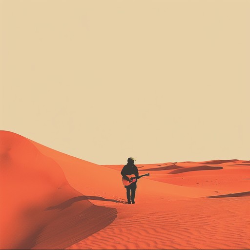 An instrumental progressive rock track that captures the essence of an introspective journey across a vast and mesmerizing desert landscape. Featuring emotive guitar leads, complex rhythmic patterns, and atmospheric synthesizers, it evokes deep reflection and emotional exploration.