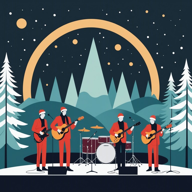 This composition captures the essence of the holiday season with a folk rock twist, featuring lively guitar riffs and a joyous atmosphere, ideal for festive gatherings or holiday commercials.