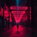 melancholic techno portraying solitude in neon lit streets.