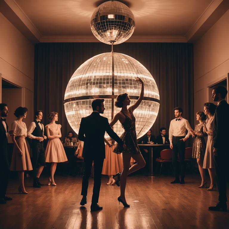 An instrumental track blending modern dance rhythms with the vintage charm of swing music, perfect for an electrifying night out. An exciting experience that takes you back to the golden age of dance halls, enhanced with contemporary electronic beats for a fresh feel. Ideal for lively dance sequences and retro futuristic themes.