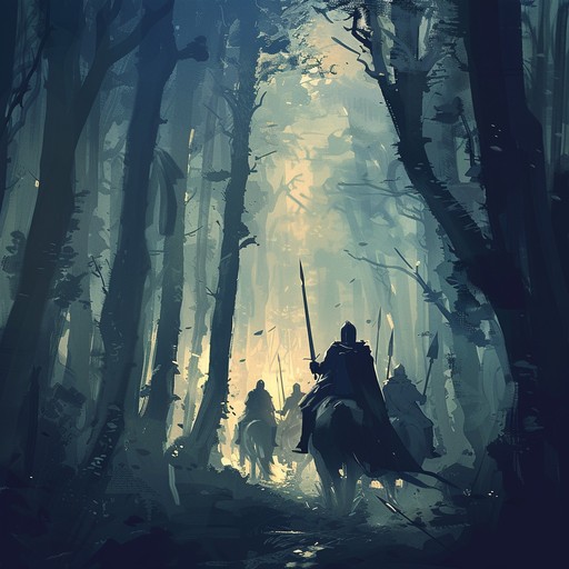 A breathtaking, dramatic orchestral piece marked by grand brass themes, lush string arrangements, and commanding percussion. The music ebbs and flows, portraying the narrative of ancient heroes embarking on great quests. From quiet reflective moments to powerful climaxes, this track delivers an unforgettable auditory experience.