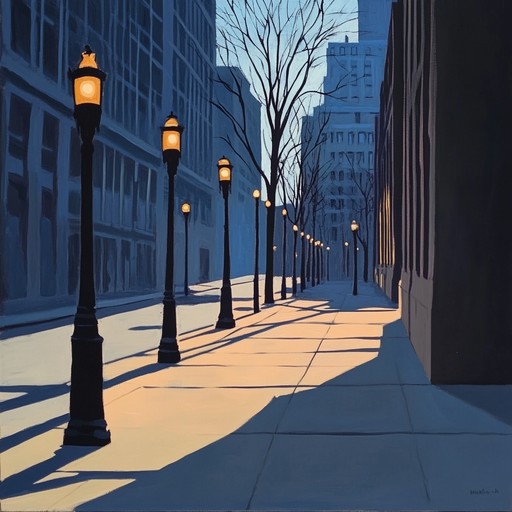 Experience a serene late night walk through a calm cityscape with gentle lofi beats. The soft rhythms create a relaxed, thoughtful atmosphere, perfect for winding down or studying.