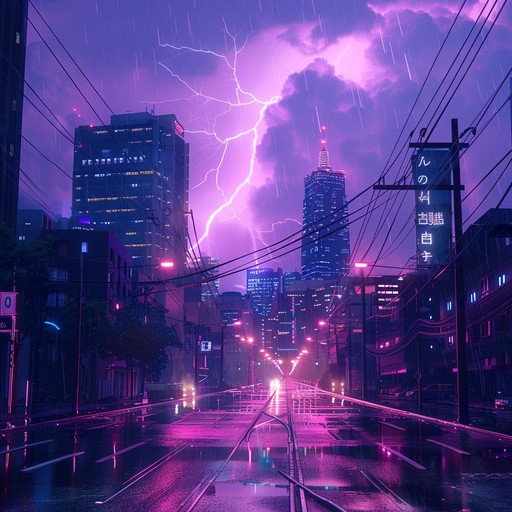 A high energy instrumental track infused with pulsating rhythms, electrifying dub sound effects, and a groovy bassline that takes listeners on an immersive sonic journey, evoking the intensity and drama of a summer thunderstorm.